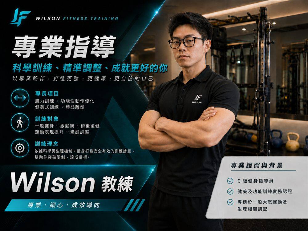 Wilson 教練，原有教練宣傳圖