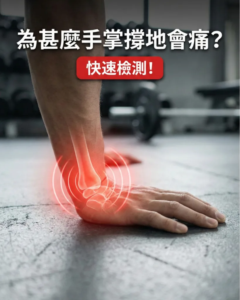 手撐地就痛？先分辨關節卡住還是肌肉緊
