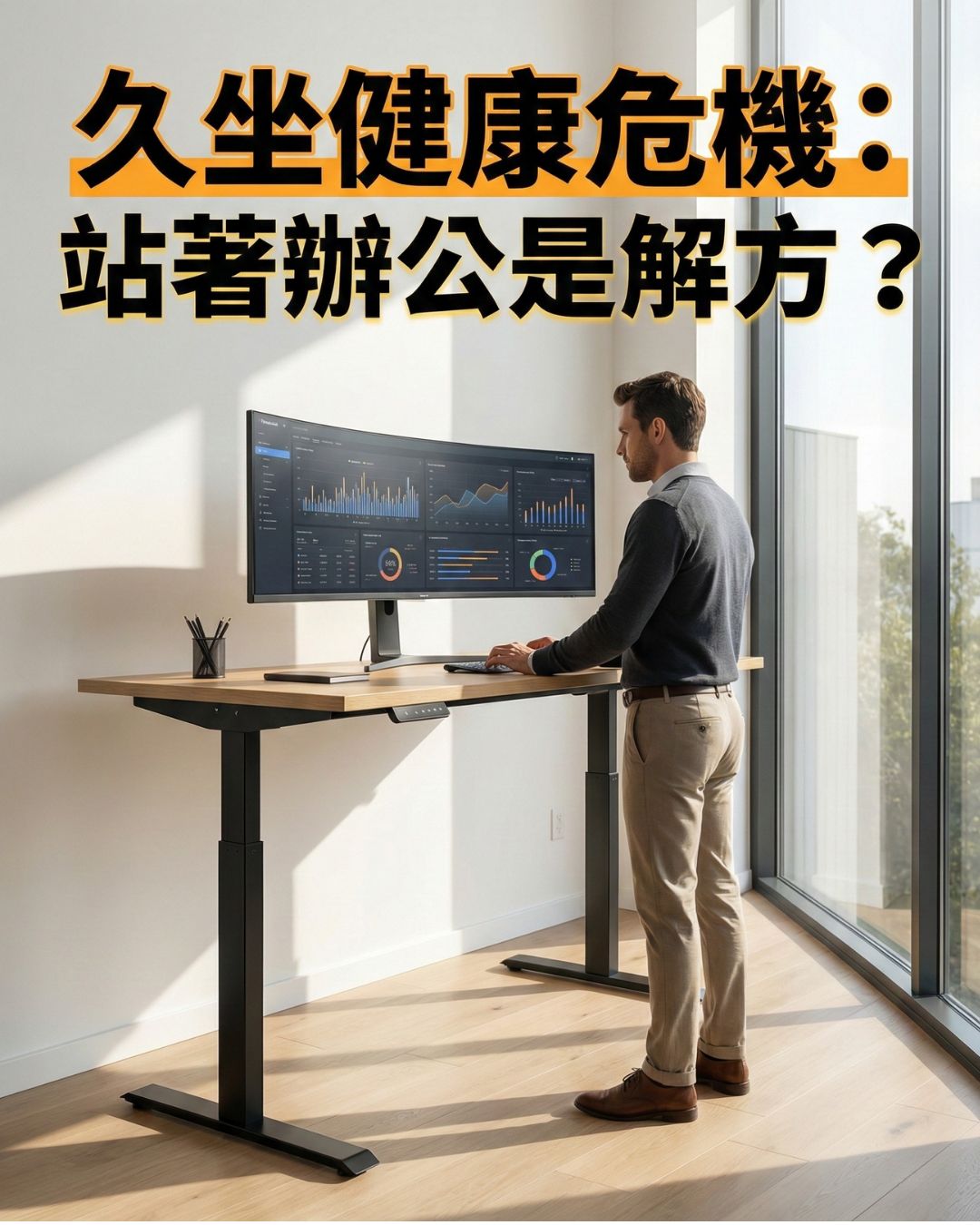 站著辦公，也需要會換姿勢