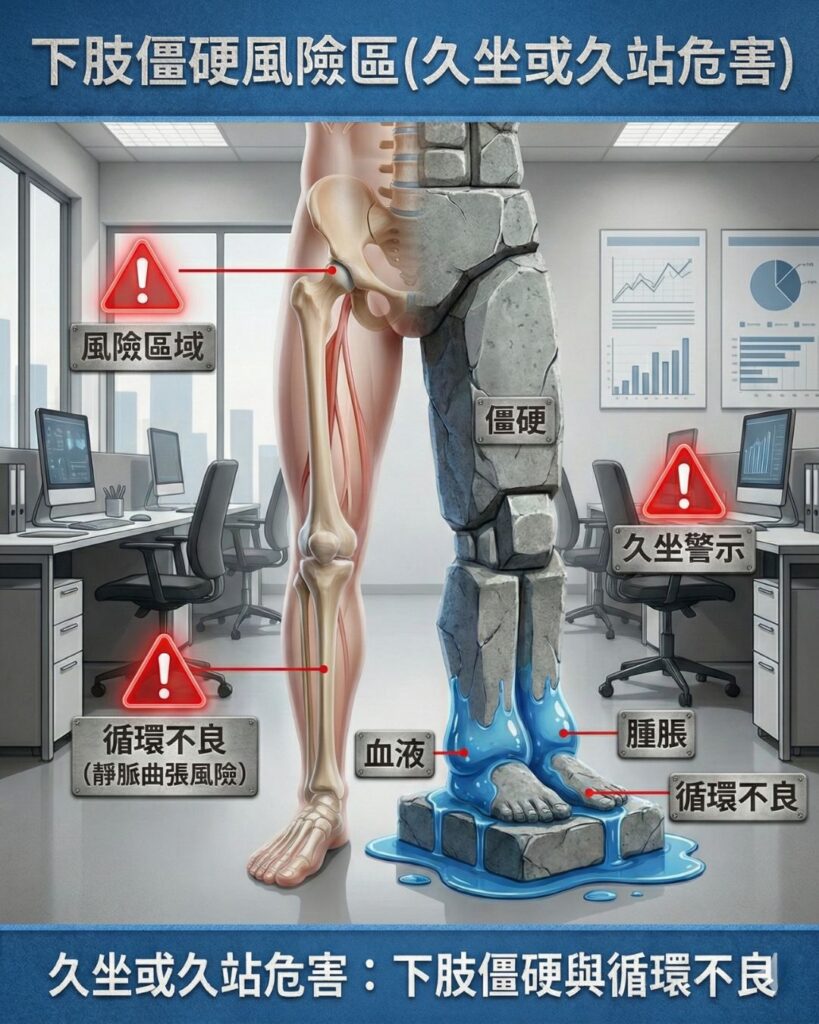 站著辦公比較健康？久站靜脈曲張風險反而高