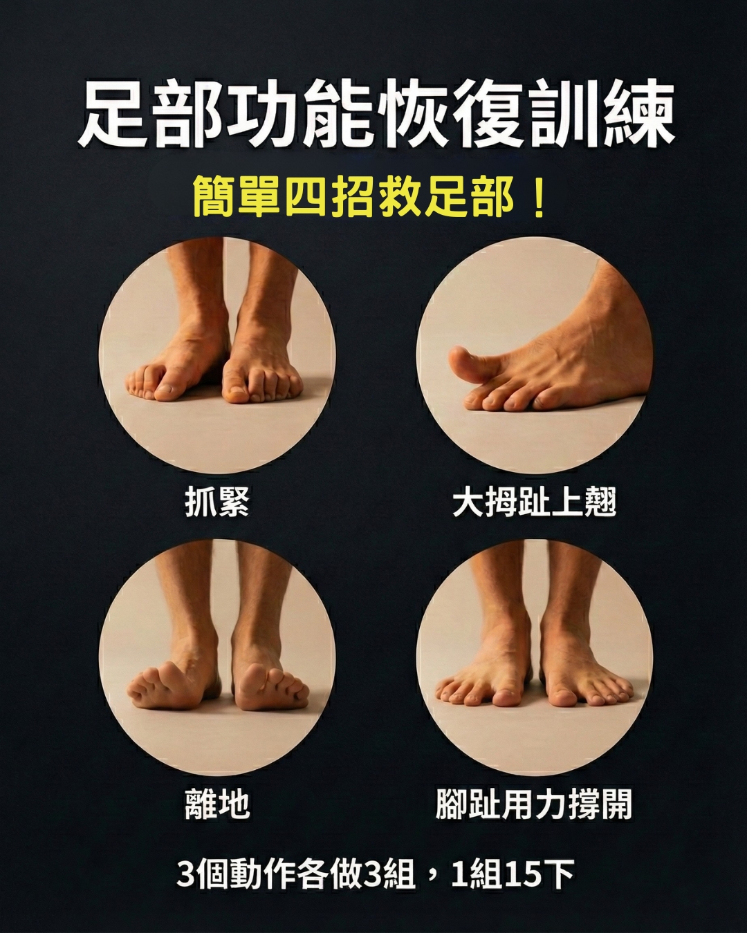 重啟足部神經的大拇趾抬起訓練