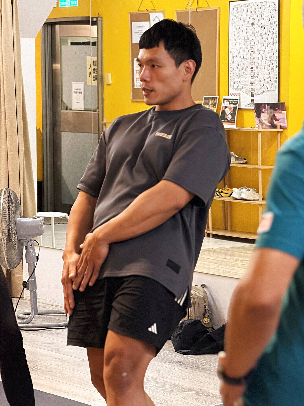 學員站姿體態側面評估
