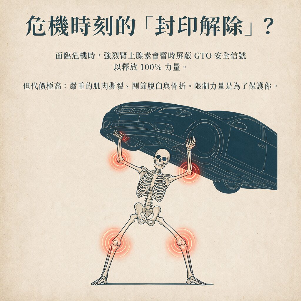 危急狀態下力量與風險示意