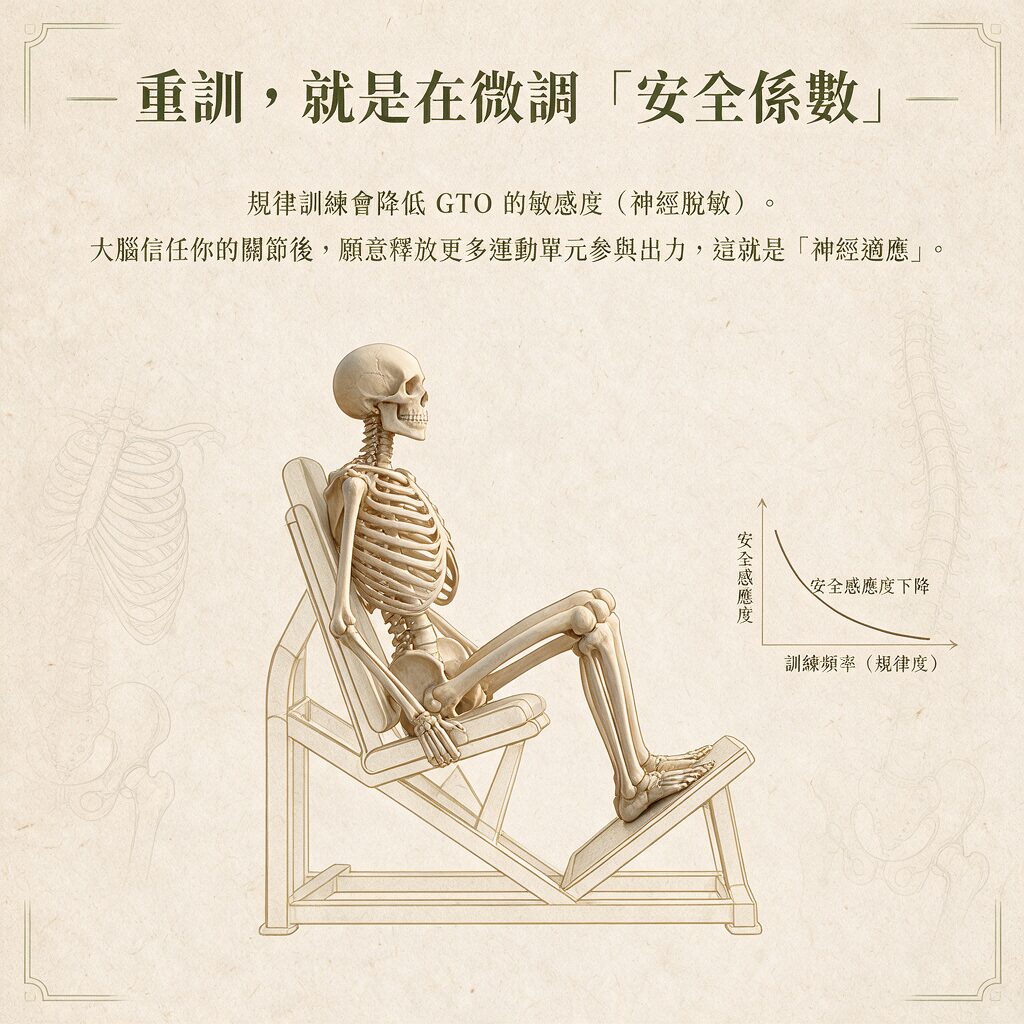 神經適應與運動單元示意