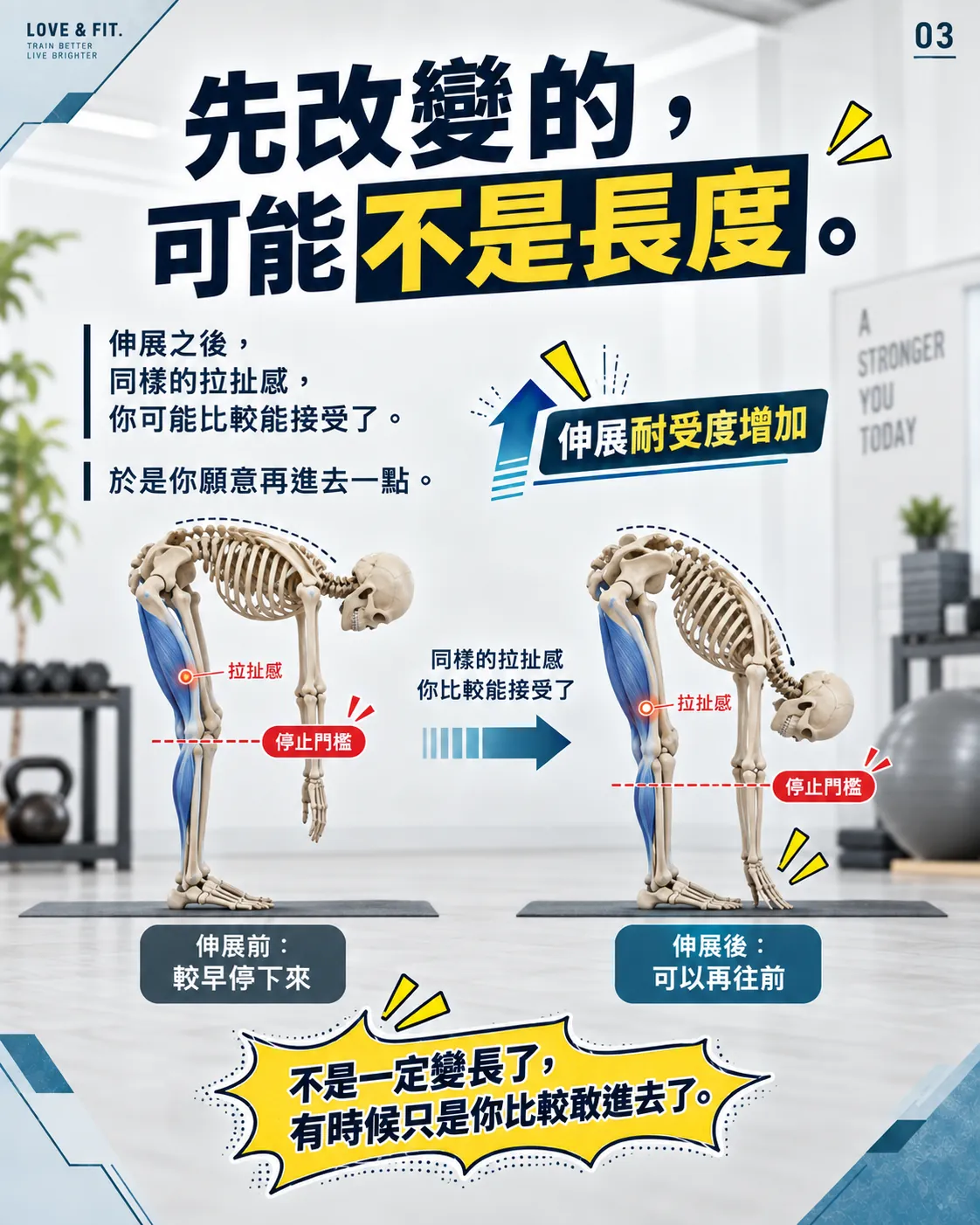 先改變的，可能不是長度。